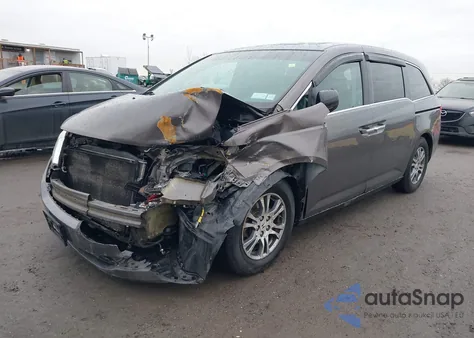 2011 Honda Odyssey Ex-L z USA, uszkodzony, nr VIN 5FNRL5H63BB090009